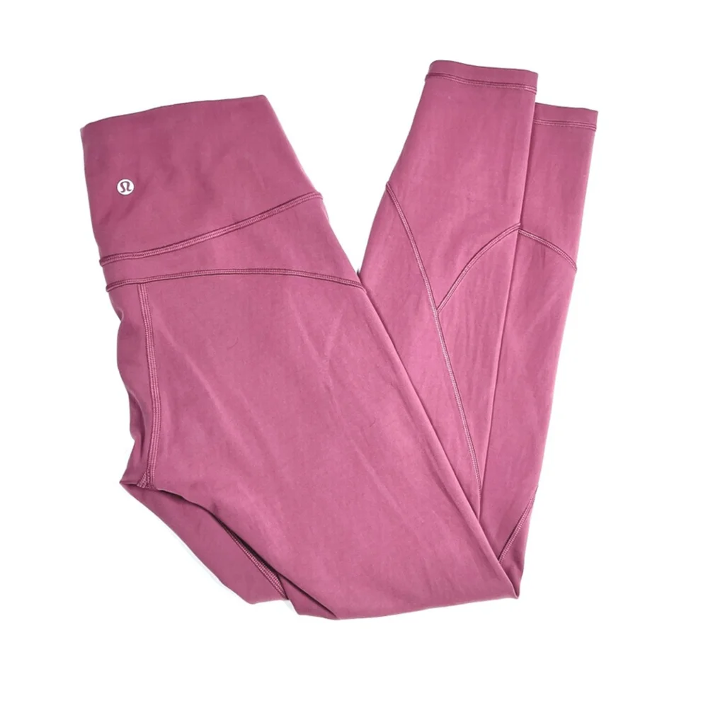 Lululemon Leggings Size 4 Dusty Pink Athletic - Picture 1 of 5